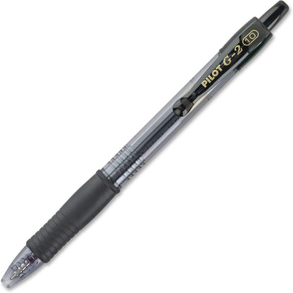 PILOT G2 Premium Refillable & Retractable Rolling Ball Gel Pens, Bold Point, Blue Ink, 12-Pack (31257)