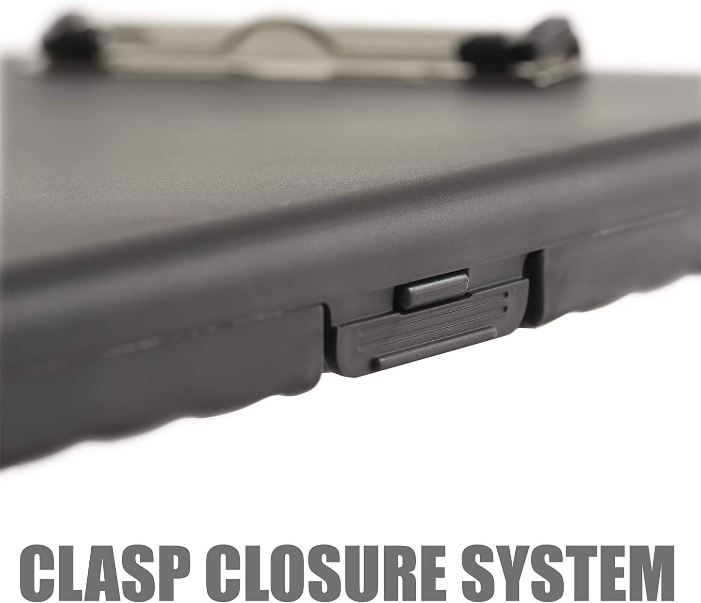 Officemate Slim Clipboard Storage Box, Charcoal (83303)