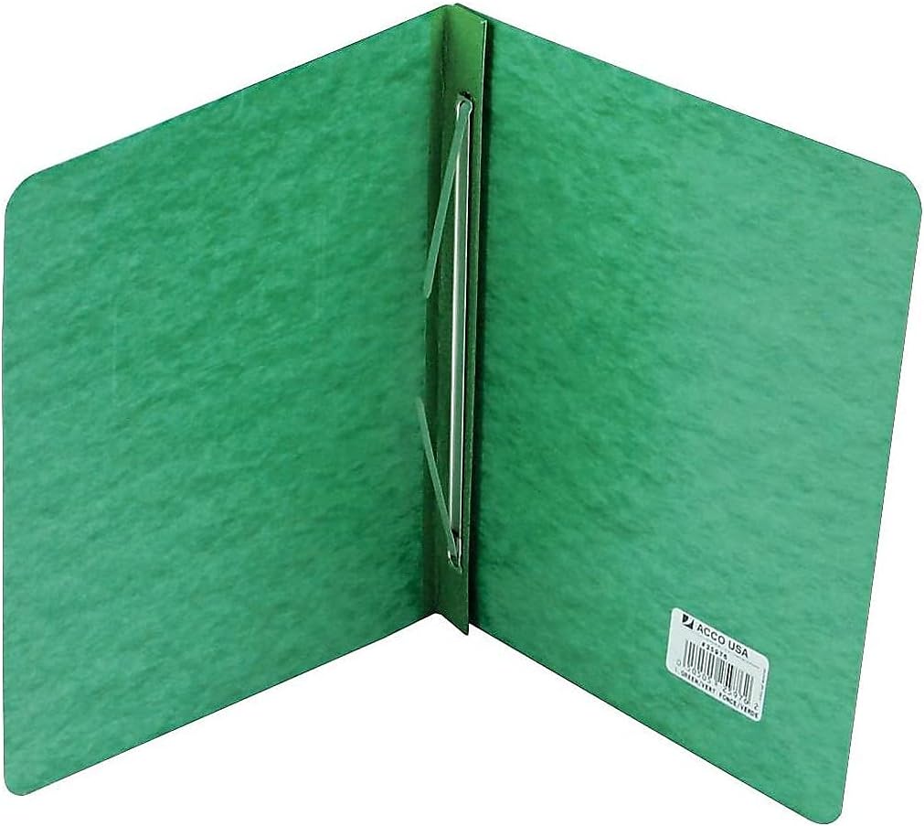 ACCO Pressboard Report Cover, Side Bound, Tyvek Reinforced Hinge, 8.5 Inch Centers, 3 Inch Capacity, Letter Size, Light Blue (A7025972A)