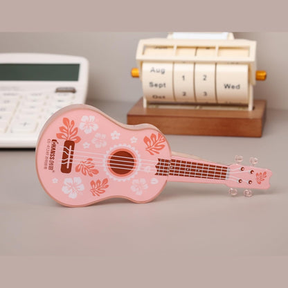 2-Pack Guitar-Shaped Correction Tape, 65ft Each- Aesthetic Cute and Unique Design, Smooth White Correction Tape, Portable and Easy-to-Use, Suitable for School, Office & Home, Pink&Blue