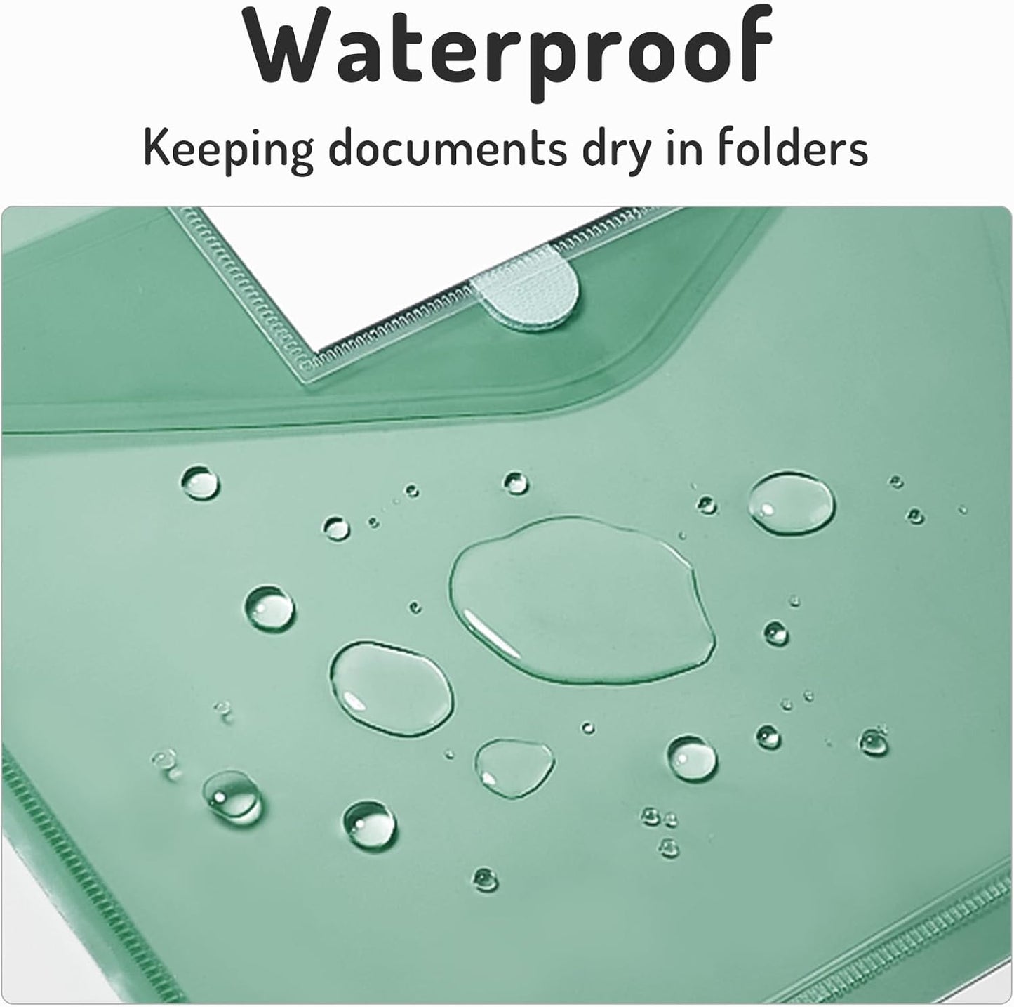 Forvencer Binder Pocket, 10 Pack Super Heavyweight Plastic Folders with Tight Closure, Binder Folders Side Loading, 3 Ring Binder Pocket, Binder Dividers with Pockets, Letter Size, Pastels Series