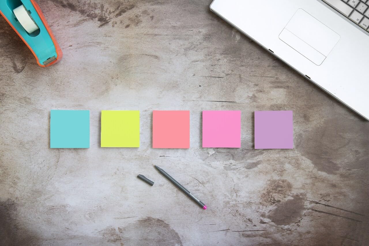 Post-it Super Sticky Notes, 6 Lined Sticky Note Pads, 4 x 4 in., School Supplies, Office Products, 2X the Sticking Power, Supernova Neons Collection