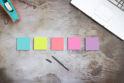 Post-it Super Sticky Notes, 6 Lined Sticky Note Pads, 4 x 4 in., School Supplies, Office Products, 2X the Sticking Power, Supernova Neons Collection