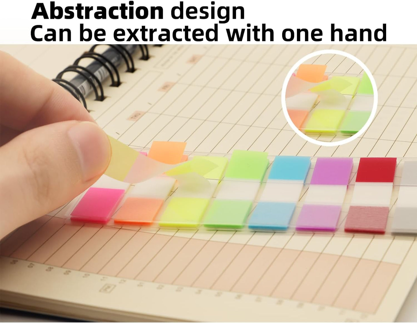 1000 Pcs Transparent Sticky Notes, Page Markers, Book Tabs, Label Stickers, Pop Up Index Flags