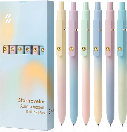 10 Pieces Gel Ink Pen Refills Replaceable Ballpoint Black Ink Pen Refills Extra Fine Point 0.5mm Smooth Writing for Office School Supplies (Black Ink)