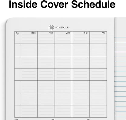 STAPLES Composition Notebook, 9.75” x 7.5”, College Ruled, 100 Sheets, Assorted Colors, 48/Carton
