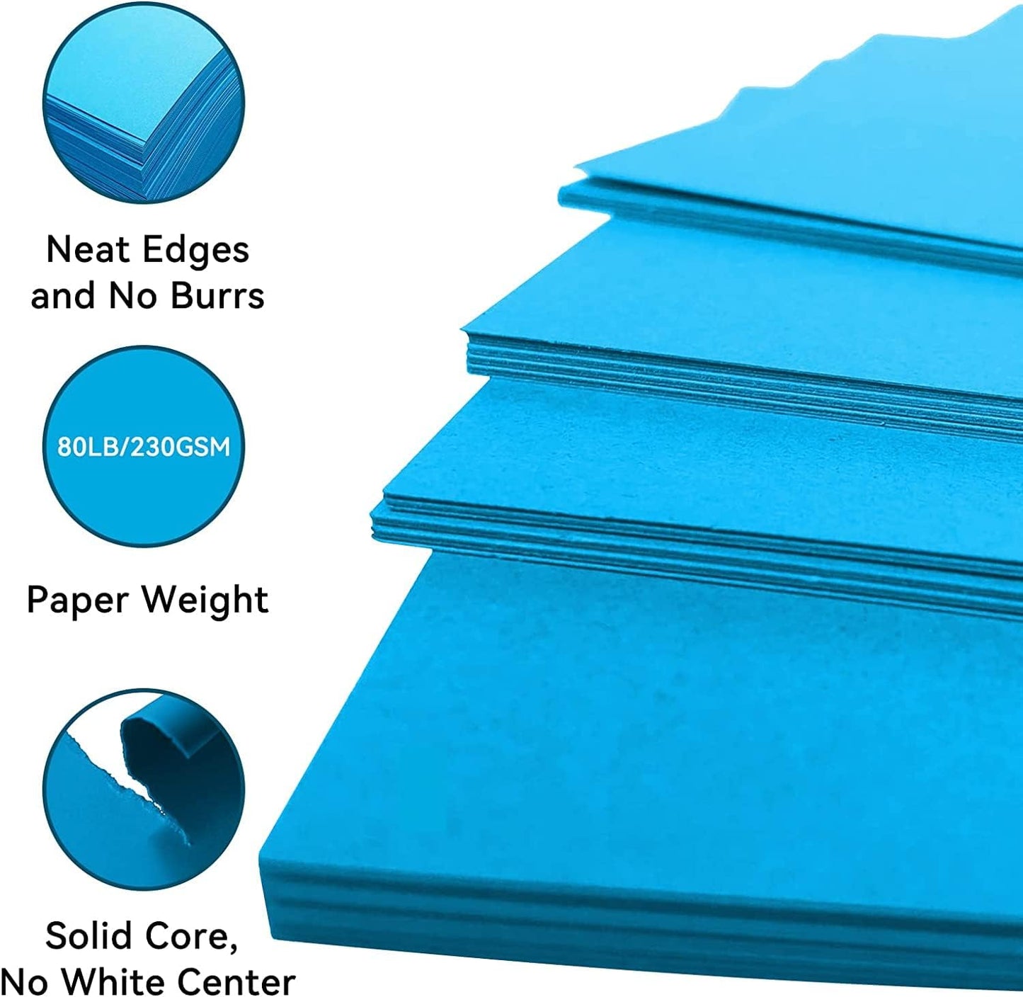 25Sheets Black Cardstock Paper, 8.5 x 11 Card stock for Cricut…