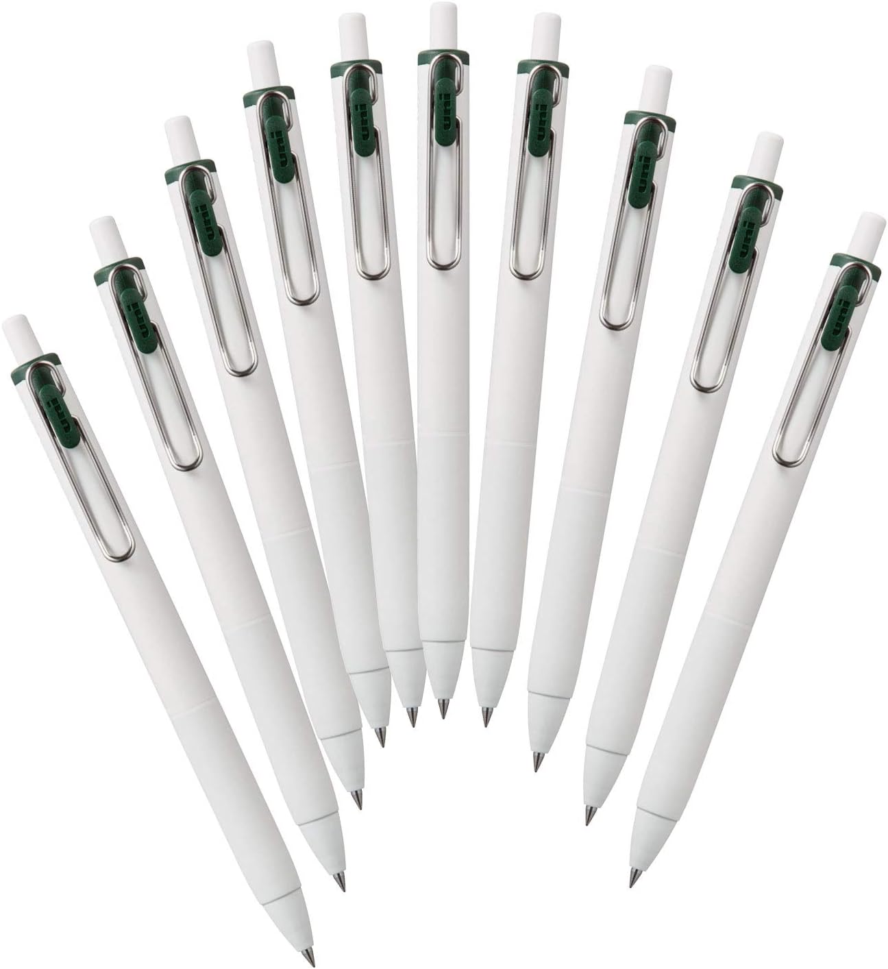 Mitsubishi Pencil Uni-Ball One Gel Ballpoint Pen Refill, 0.38, Black, 10 Pieces, Hako UMR38S.24