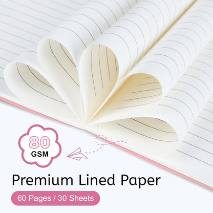 Oucaru 48PCS Pocket Notebook, 3.5" x 5.5", 8 Color, 52 Pages Blank Notebook Mini Notebook Journal, Small Notebook Memo Notepad for Students, Traveler, School Supplies
