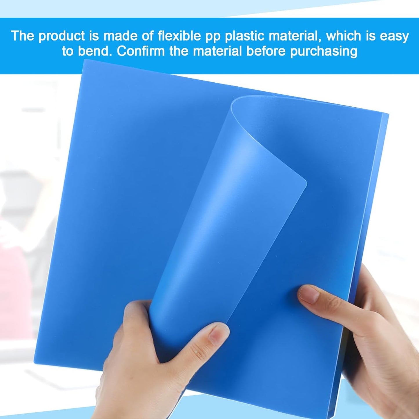Henoyso 6 Pcs 2 Inch Mini 3 Ring Binders with Clear Front View Cover, Round Ring Blue A5 Binders Bulk Pack for School Office, Holds up to 490 Sheets, 5.5 x 8.5 Paper Half Letter Pages Organizer