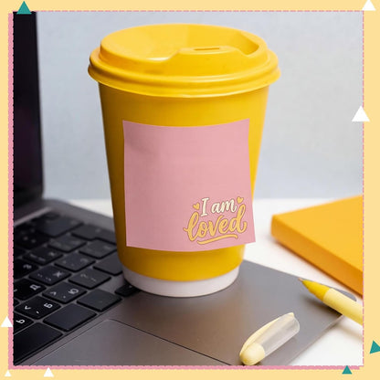 Yinder 48 Pcs Inspirational Sticky Notes Cute Motivational Sticky Notes Pad End of Year Employee Appreciation Gifts Bulk for Teacher Nurse Coworkers Office Supplies 3 x 3'' (Thank You,Dark Color)