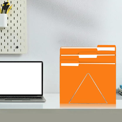 RAZCC File Folders, 100-Pack, 1/3 Cut, Letter Size, Yellow, Great for Organizing and Easy File Storage