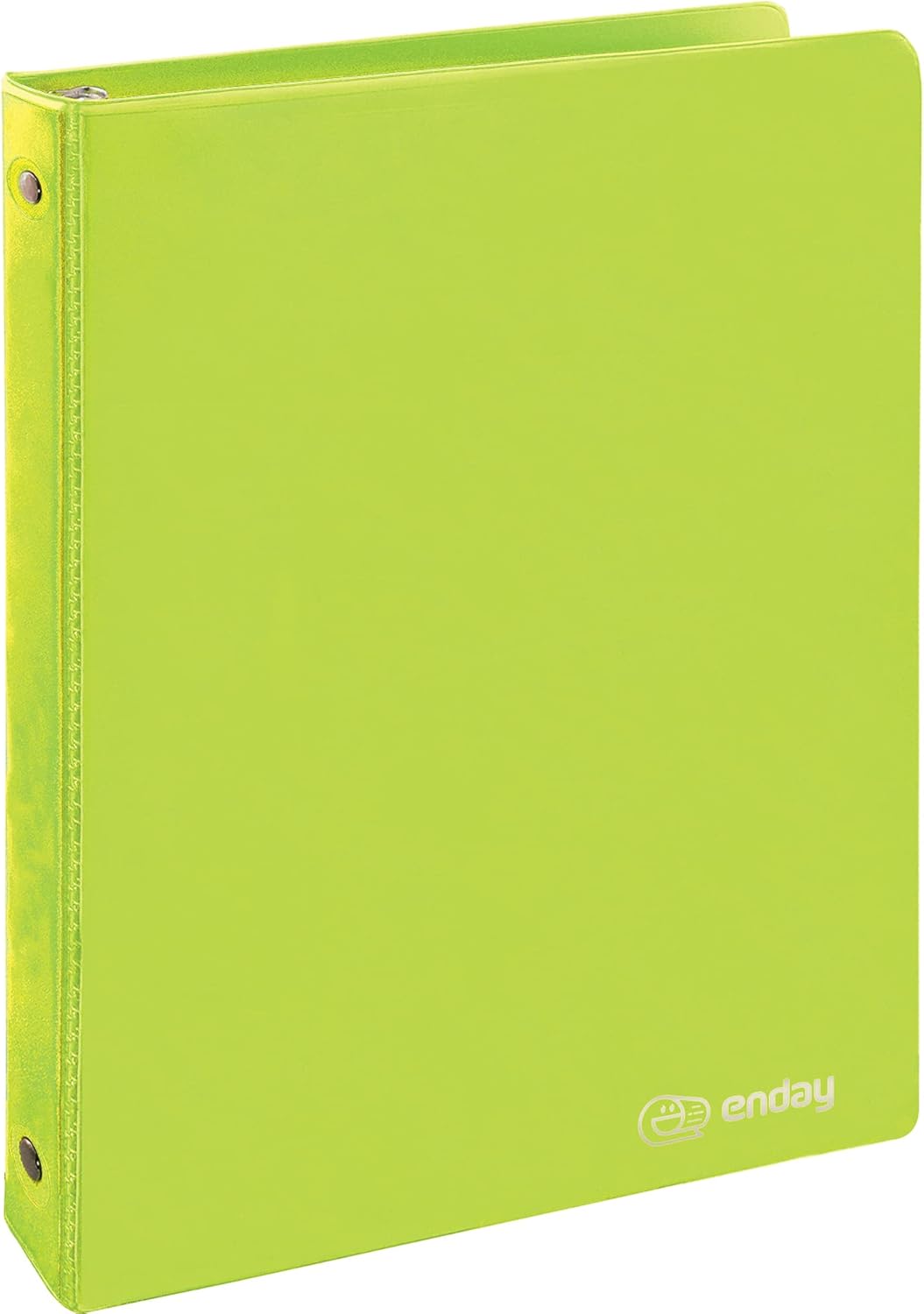 3 Inch Binder 3 Ring Binders Green, Slant D-Ring 3” Clear View Cover with 2 Inside Pockets, Heavy Duty Colored School Supplies Office and Home Binders – By Enday