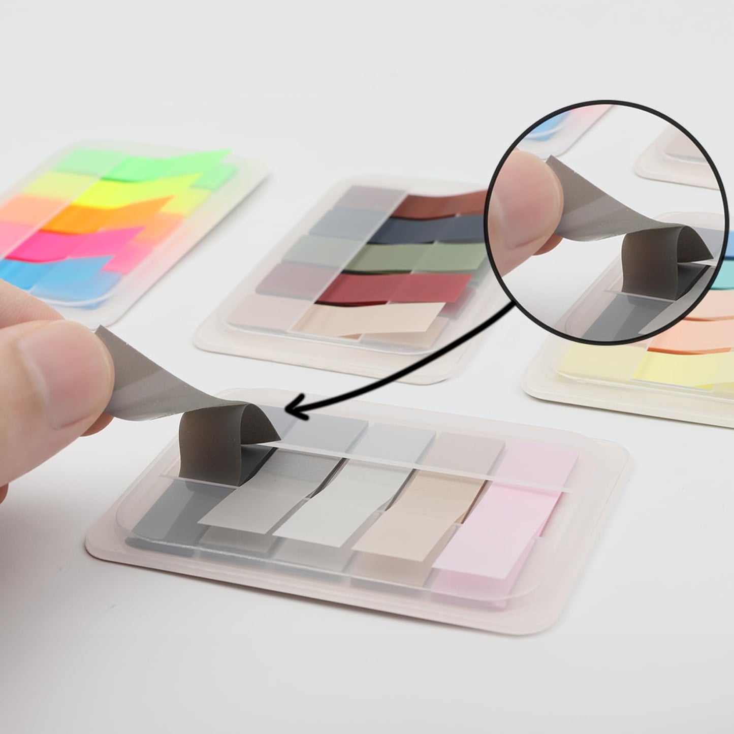 1000 Pcs, Transparent Sticky Notes, Page Markers, Book Tabs, Sticky Tabs, Page Tabs, Label Stickers, Pop Up Index Tabs, Tabs Flags Stickers
