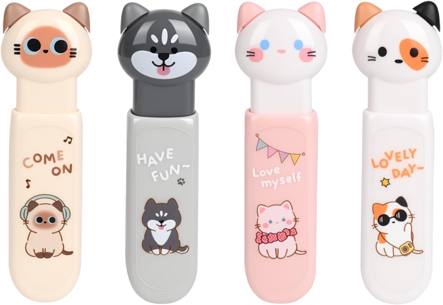 Correction Tape, Mini Retractable Correction Tape Pen, with Aesthetic Cute Cat Paw Applicator,for Back To School Office Supplies.