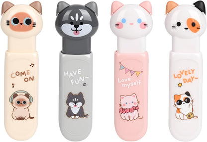 Correction Tape, Mini Retractable Correction Tape Pen, with Aesthetic Cute Cat Paw Applicator,for Back To School Office Supplies.