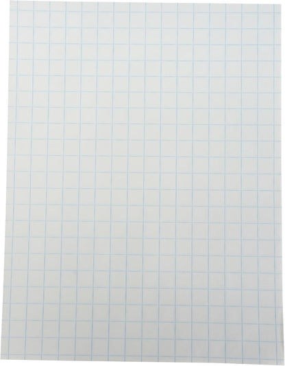 School Smart Double Sided Graph Paper, 8-1/2 x 11 Inches, 1/2 Inch Rule, White, Pack of 500 - 085279