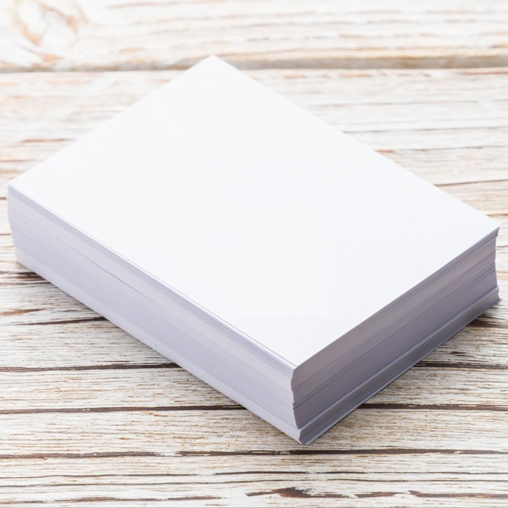 8.5" x 11" Printer Paper - 100 Sheets/200 Pages White Copy Paper, 20 lb Letter Size Papers Printing in Office/School/Home