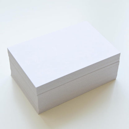 100 Sheets blank cardstock 2 x 3.5 In Heavy Weight business Card Stock 350gsm/130lb Learning Card, Note Card, Thank You Inserts, Gift Tags, Paper Crafts, Write, Draw, DIY (2X3.5 Inches)