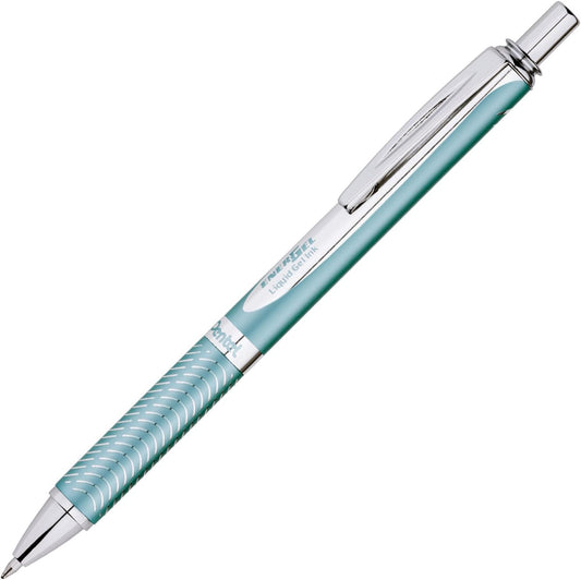 Pentel PINK BCA EnerGel Alloy RT Premium Liquid Gel Pen, (0.7mm), Medium Line, Pink Barrel, Black Ink, 1 Pack (BL407PBPA)