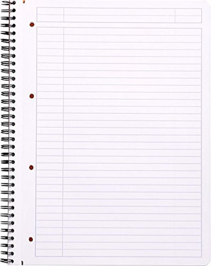 Rhodia Wirebound Notebooks - Lined w/ margin 80 sheets 8 1/4 x 11 3/4 in. - Black cover