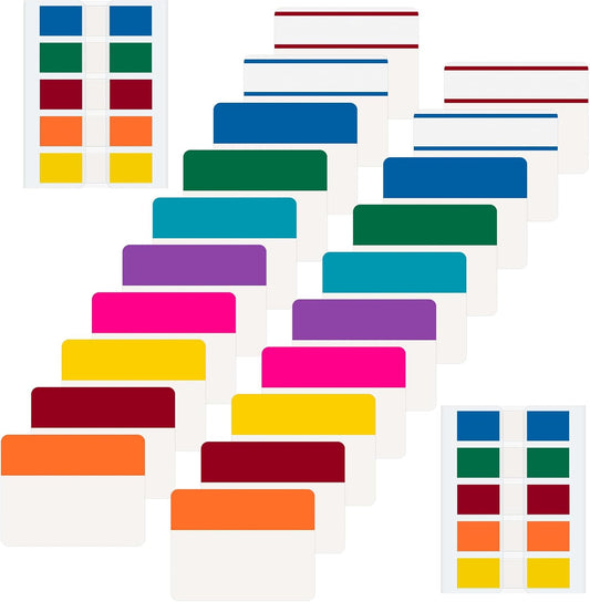 800Pcs Books Tabs for Annotating, Tabs for Notebooks, Sticky Tabs, Morandi Page Markers, Multi-Colored Writeable and Repositionable Book Flags Strip (800Pcs)