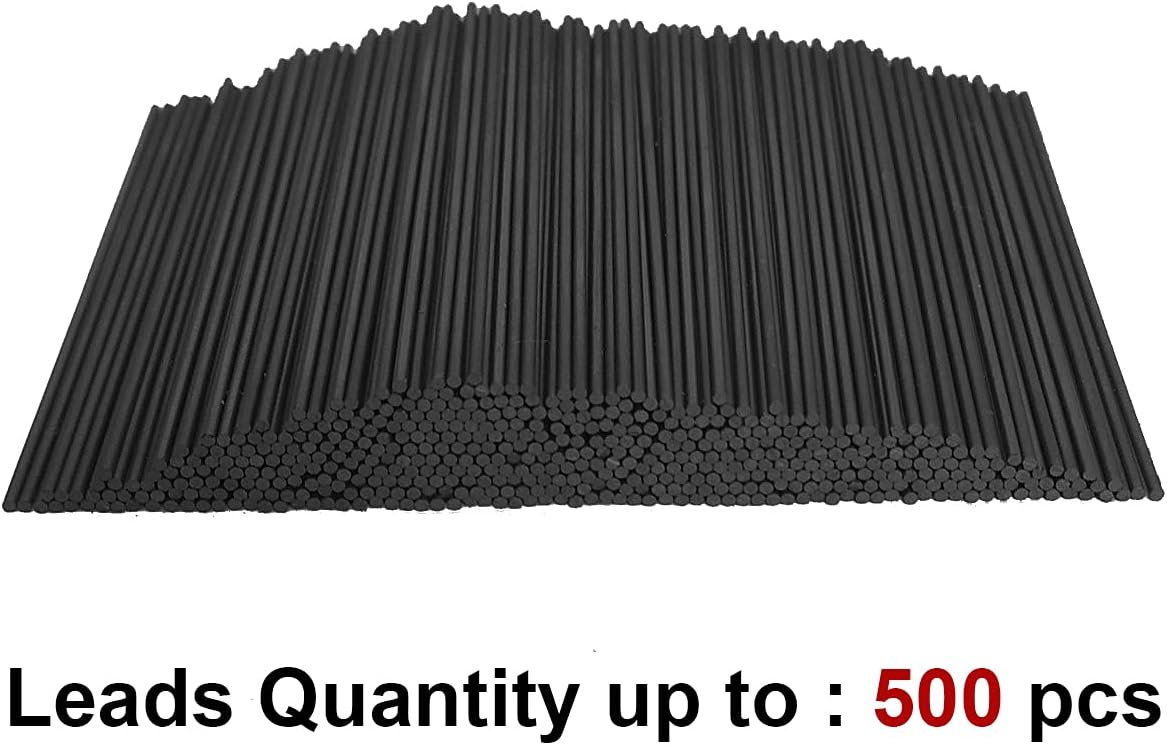 500 Pieces 1.1mm 2B Lead Refills Graphite Mechanical Pencil Lead Break-Resistant for Smooth Writing & Drawing, Compatible with 1.1mm Mechanical Pencils