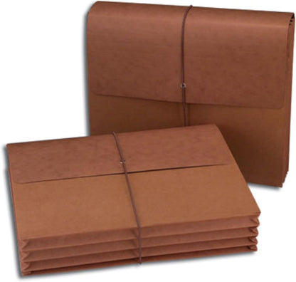 Smead Redrope Expanding File Wallet, Flap and Cord Closure, 5-1/4" Expansion, Legal Size, 10 per Box (71011)