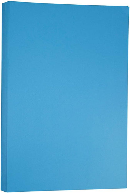 JAM PAPER Ledger Matte 24lb Paper - 90 gsm - 11 x 17 Tabloid - Yellow Recycled - 100 Sheets/Pack