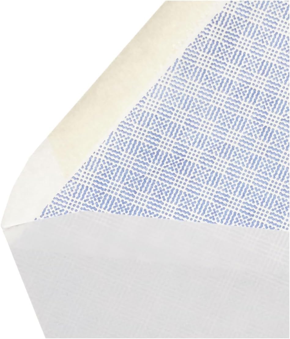 Amazon Basics #10 Security Tinted Business Envelopes for Documents and Invoices, Quality Seal, 4-1/8" x 9-1/2", White, Pack of 500