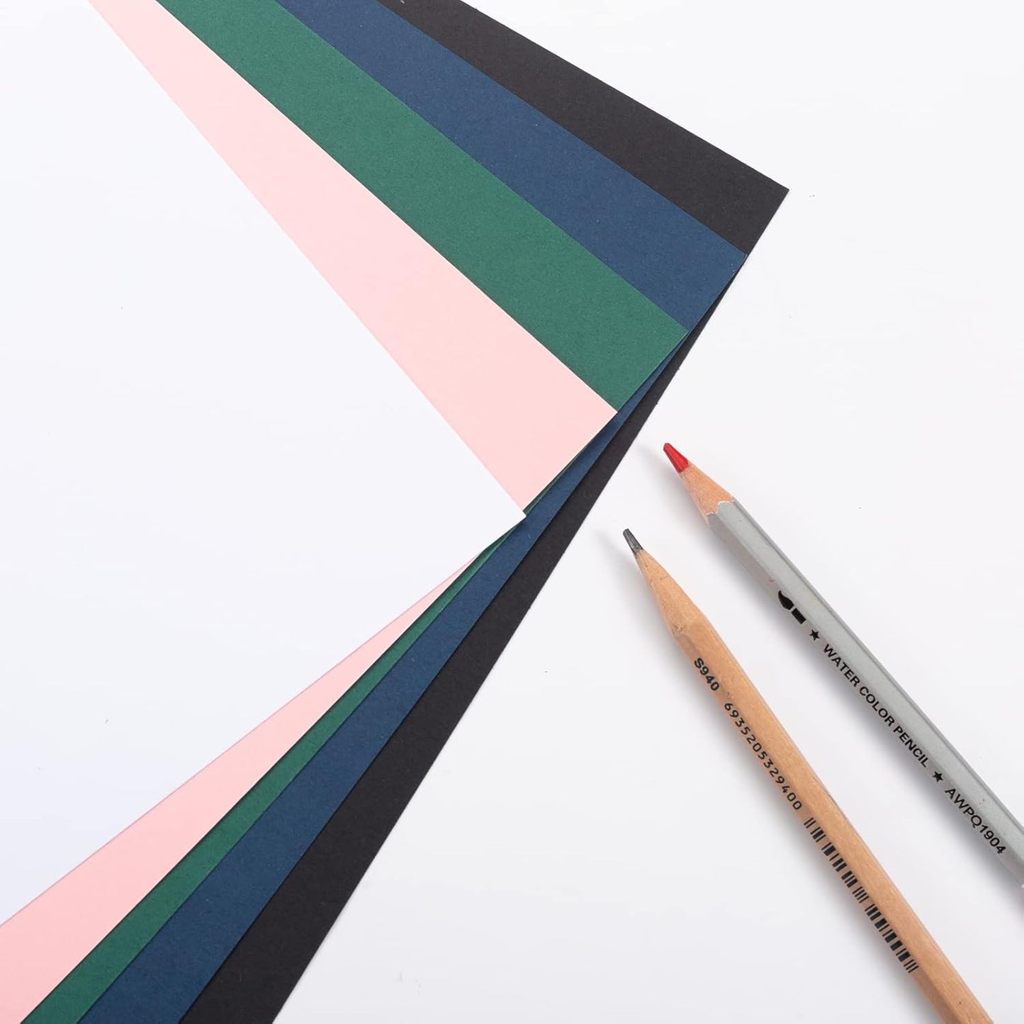 30 sheets Cardstock Paper 8 1/2 x 11 Inches for Crafts and Invitations (White/Red/Blue)