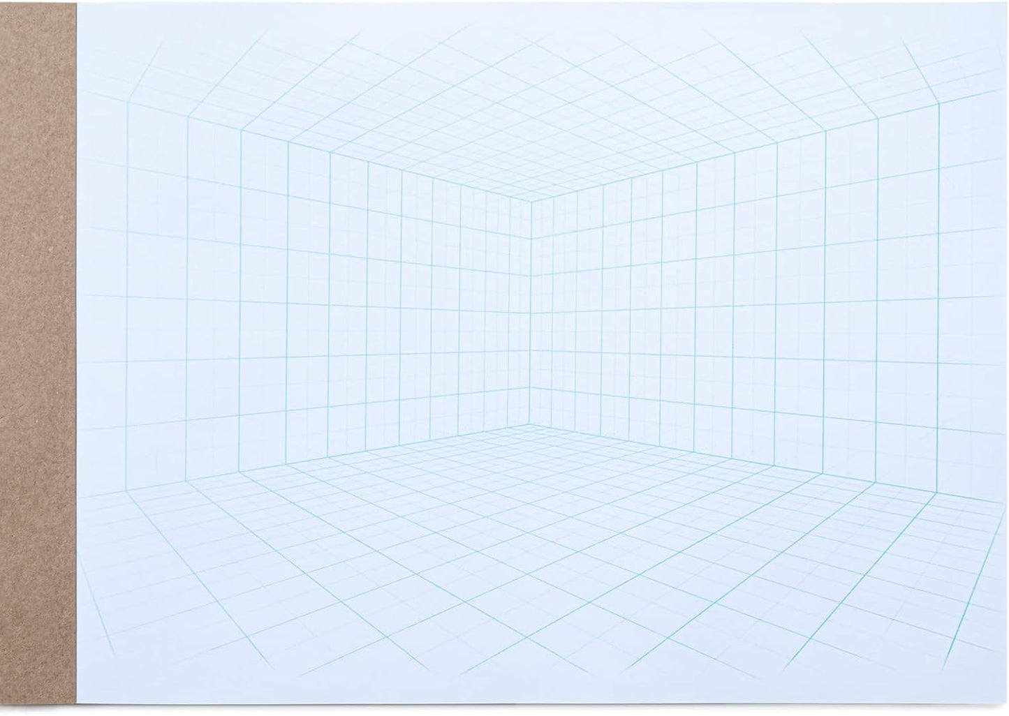 Koala Tools | Drawing Perspective (1 and 2-Point) Large Sketch Pad (1 Point - 9 x 12)