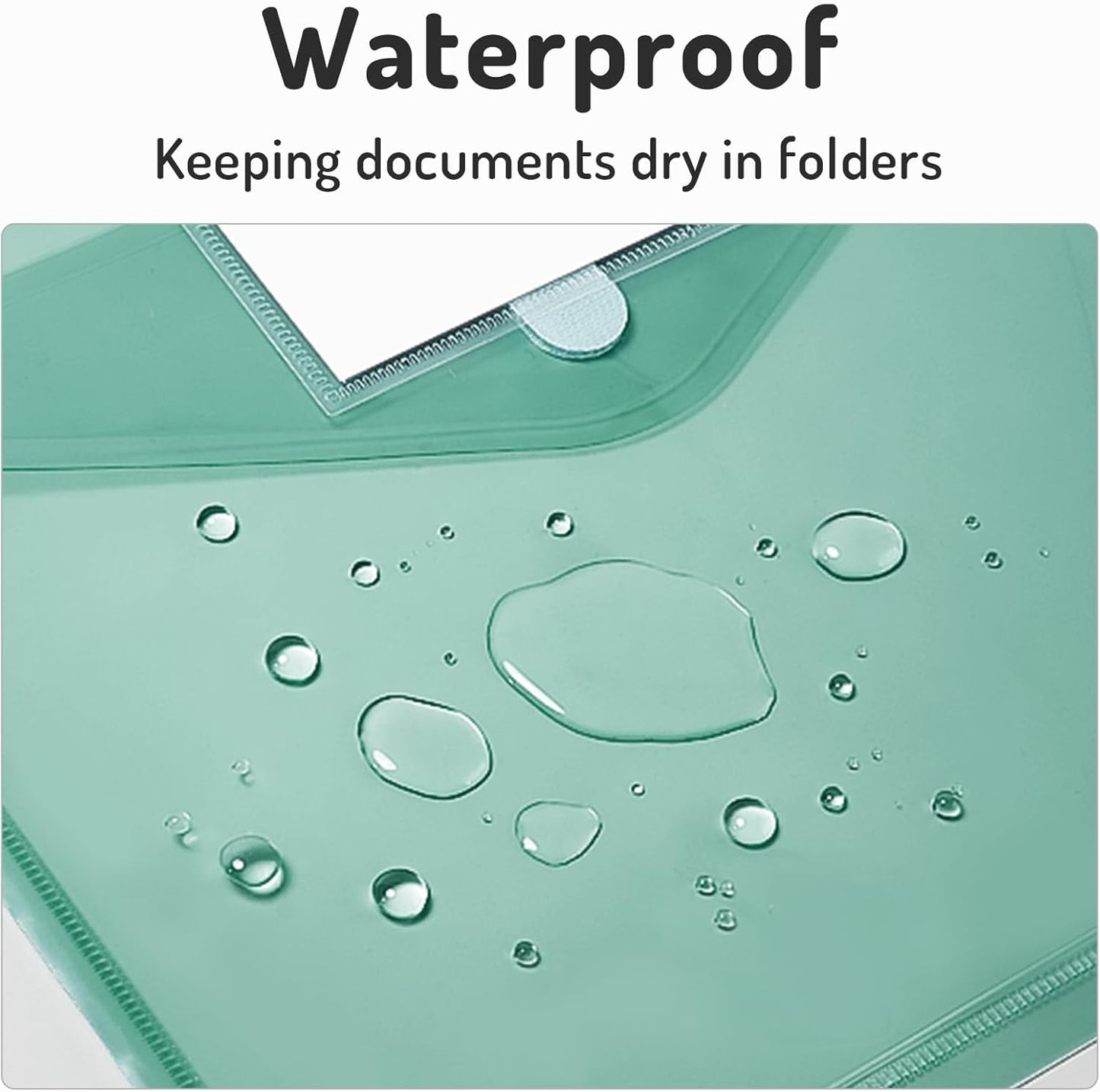 Forvencer Binder Pocket, 10 Pack Super Heavyweight Plastic Folders with Tight Closure, Binder Folders Side Loading, 3 Ring Binder Pocket, Binder Dividers with Pockets, Letter Size, Pastels Series