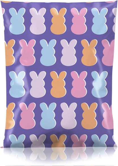 Metronic Cute Poly Mailers 10x13" 50pc Small Shipping Bags, Strong Adhesive Mailers Poly Bags for Business, Waterproof Mailing Envelopes for Packing Shipping Clothes Gifts, Gradient BluePink
