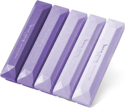 5Pcs Mini White Out Correction Tape, Portable White Out Tape for School Office Students Writing Supplies (Purple)