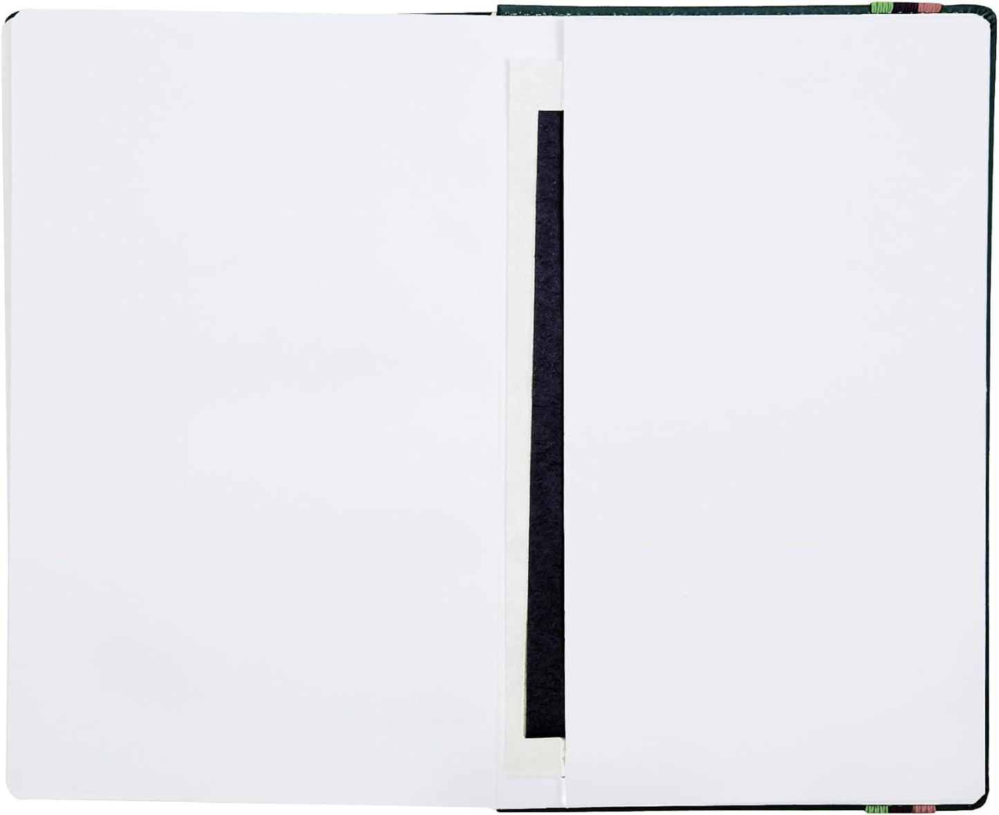 Samsill Large Hardcover Notebook, 240 Lined Notebook Pages, Black, 7.5 x 10 Inch