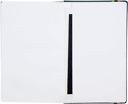 Samsill Large Hardcover Notebook, 240 Lined Notebook Pages, Black, 7.5 x 10 Inch