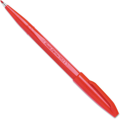 Pentel Sign Pen, Fiber-Tipped, Black Ink (S520-A), Box of 12