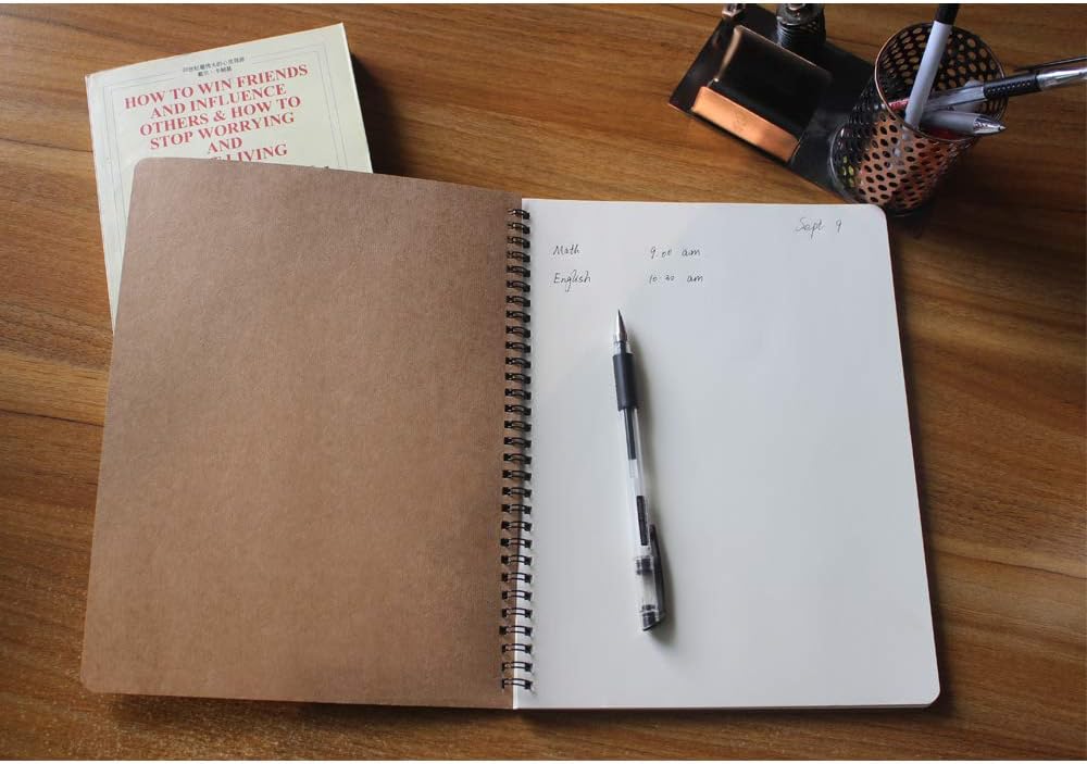 zmybcpack 12 Pack 8.5x11 inch Large Lined Notebook Journals Bulk, 32 sheets / 64 Pages, Sketchbook Composition Notebook Journals Subject Notebooks Planner for College Students Office