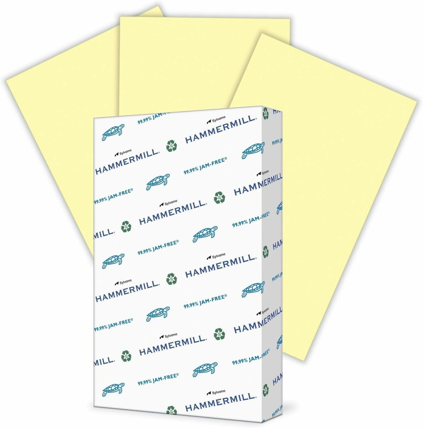 International Paper Company 103358 Multipurpose Paper, 20lb., 8-1/2-Inch x14-Inch, Canary