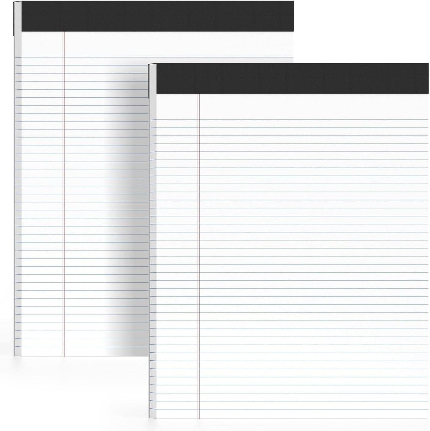 AILZFEI 12 Pack of Legal Pads 8.5 x 11.75 College Ruled Notebook White Paper Note Pad Narrow Ruled 30 Sheets Notepads Perforated Writing Pad Clear Print 8x11 Legal Pads Pads of Paper