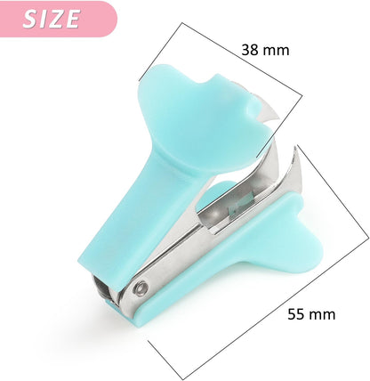 ZZTX 3 Pack Staple Remover Staple Puller Removal Tool for Home, School, Office (Pink, Blue, Purple)