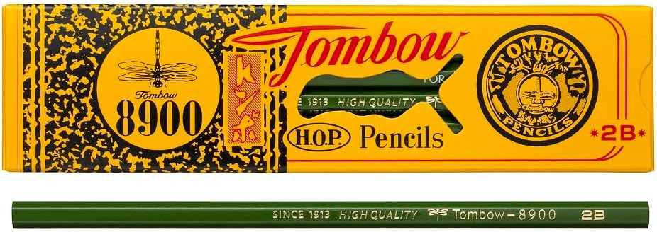Tombow 8900 Drawing Pencil, HB,Graphite 12-Pack