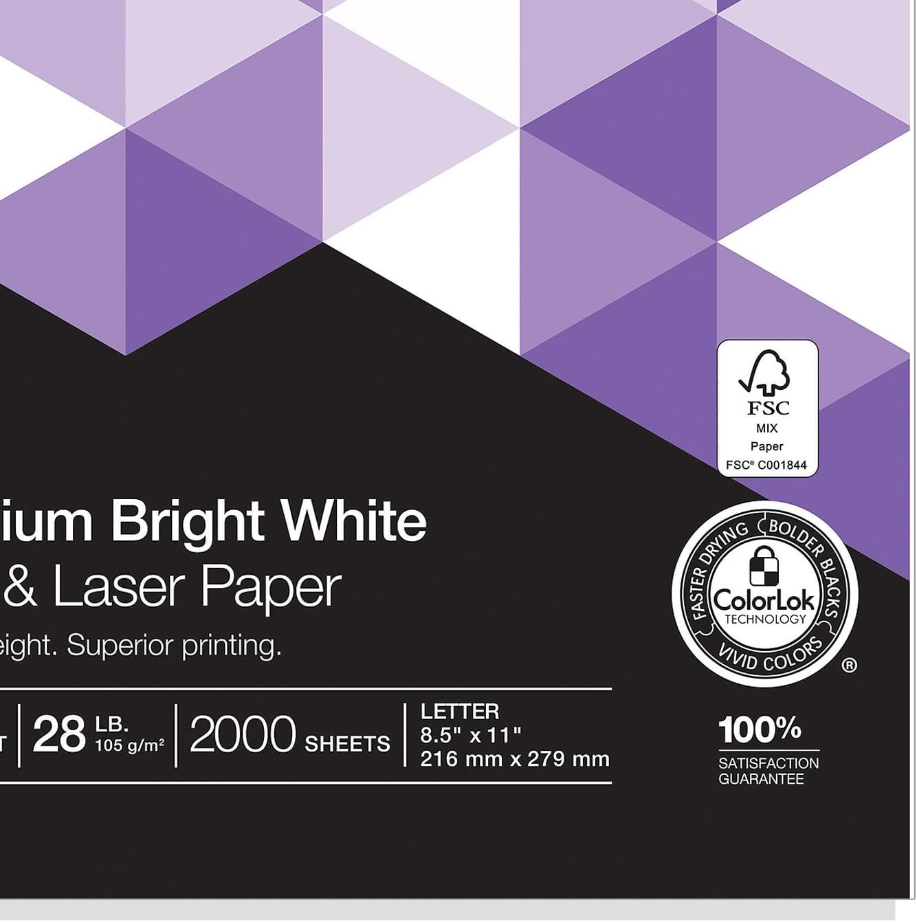 Staples Premium 8.5-Inch X 11-Inch Multipurpose Paper 24 Lbs. 98 Bright 500/Ream
