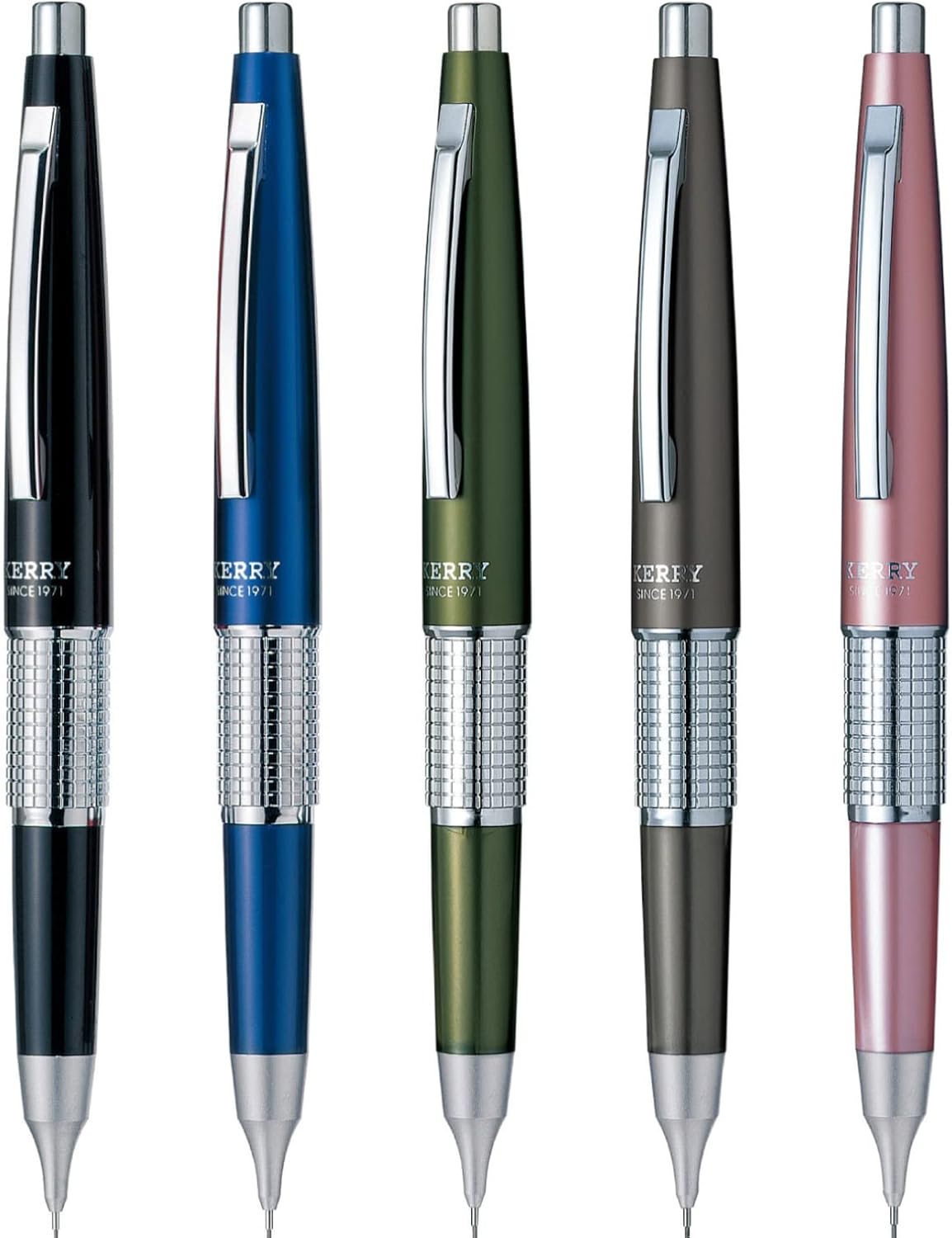 Pentel Mechanical Pencil, Kerry, 0.5mm, Black (P1035-AD)