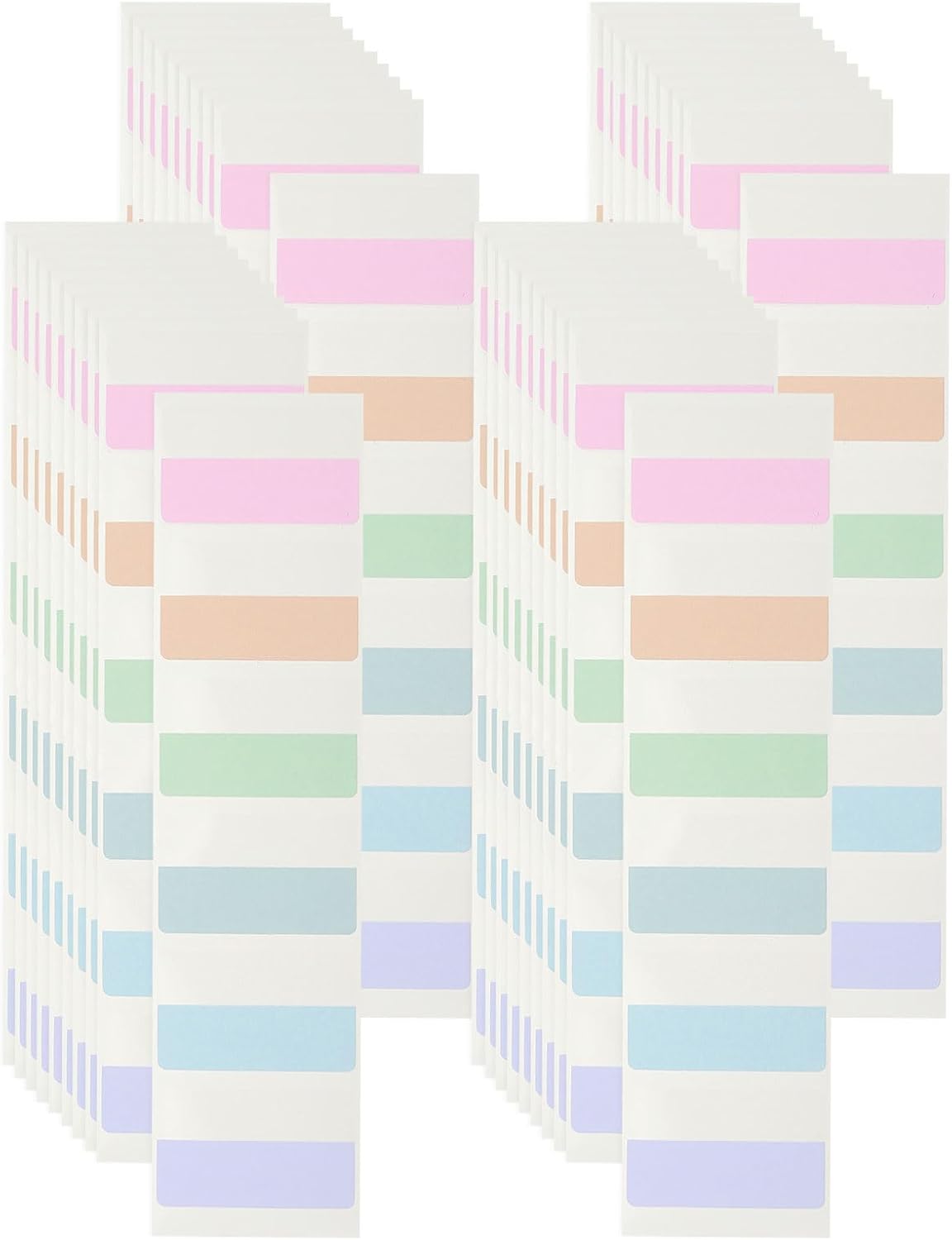 PATIKIL Clear Index Sticky Tabs, 240 Pcs Large Transparent Sticky Notes Bookmarks Planner Stickers Page Tabs for Office Notebooks File Folder Ledger Book, Gradient Purple