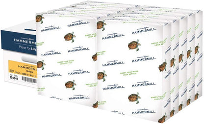 Hammermill Colored Paper, 24 lb Blue Printer Paper, 8.5 x 11 - Made in the USA, Pastel Paper, 103671R-1 Ream (500 Sheets)