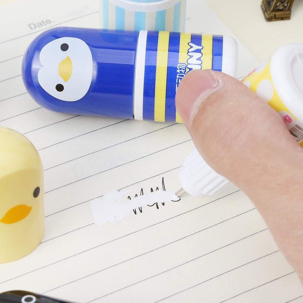 Cute Correction Fluid Tape Corrector Cartoon Chicken School Supplies Stationery