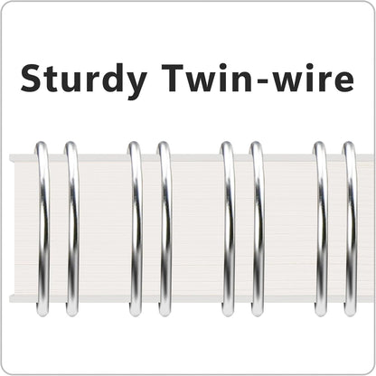 RETTACY Blank Journal Notebook, 3-Pack, 160 Pages per Pack, A5 Medium Size (5.7'' × 8.3''), 100 GSM Thick Paper, Spiral-bound, Flexible Plastic Cover, for Sketching, Drawing, Painting
