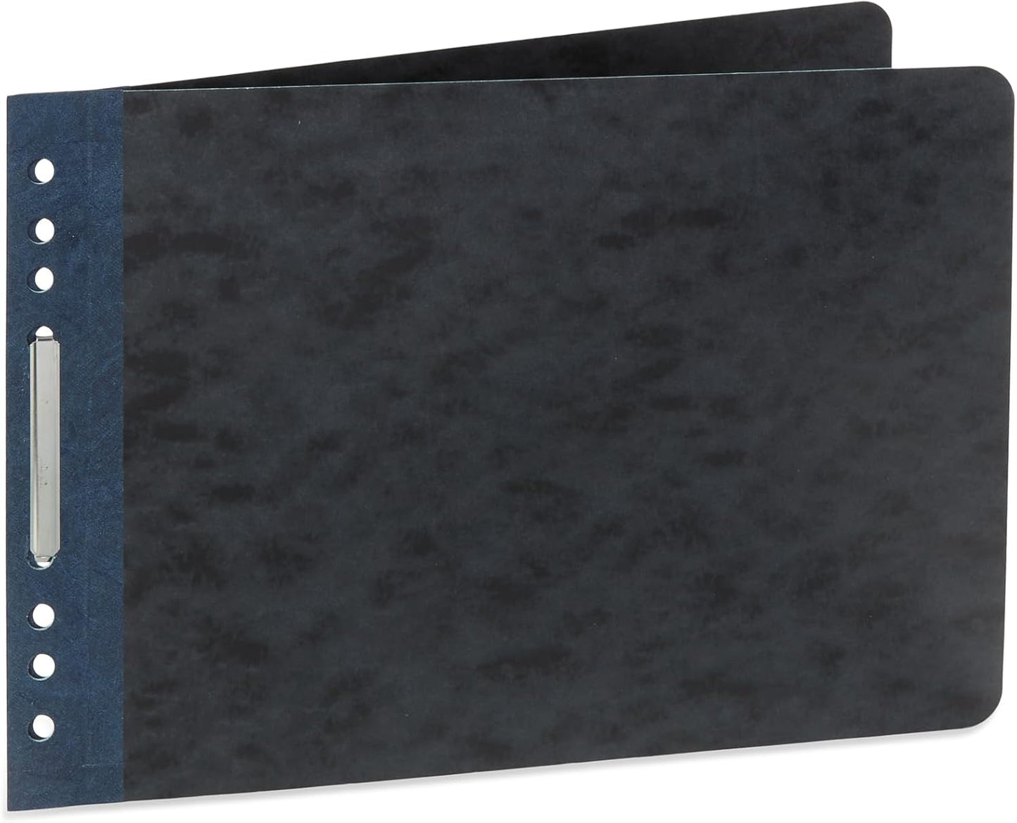 25 Blue Summit Supplies Report Covers with Sliding Bar Fastener - Black Pressboard Report Covers, Letter Size, Durable 2'' Capacity Business Report Covers